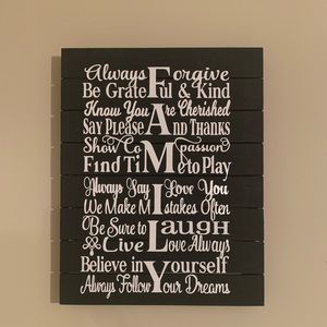 Family wall hanging